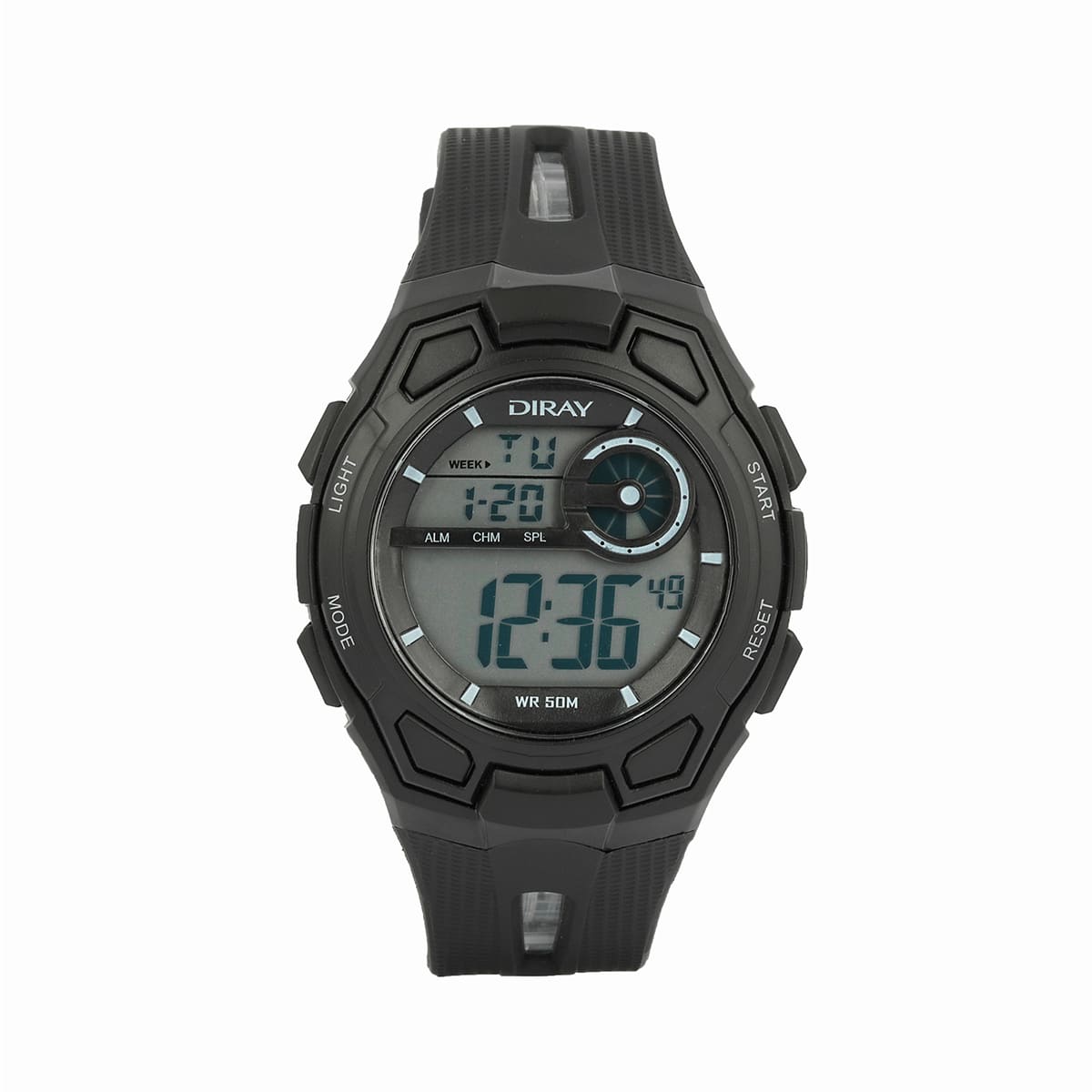 MONTRE DIRAY HOMME CHRONO SILICONE